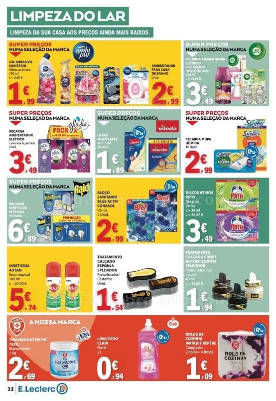 Antevisão Folheto E-LECLERC Promoções de 23 a 29 julho
